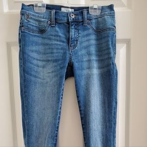 Lila Ryan Skinny Cropped Cuffed Denim StyleGeary A057592 RN 111637 Jeans Sz 27